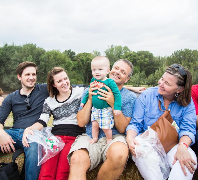 hayrack ride family