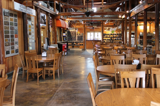 Apple barn tables