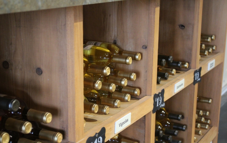 wine bottles