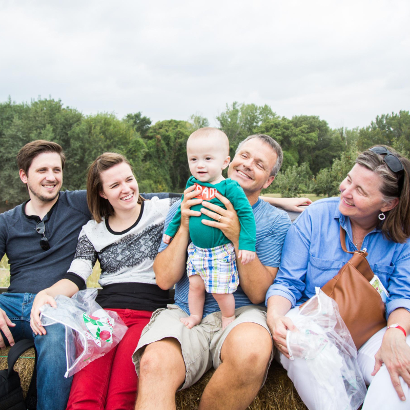 hayrack ride family