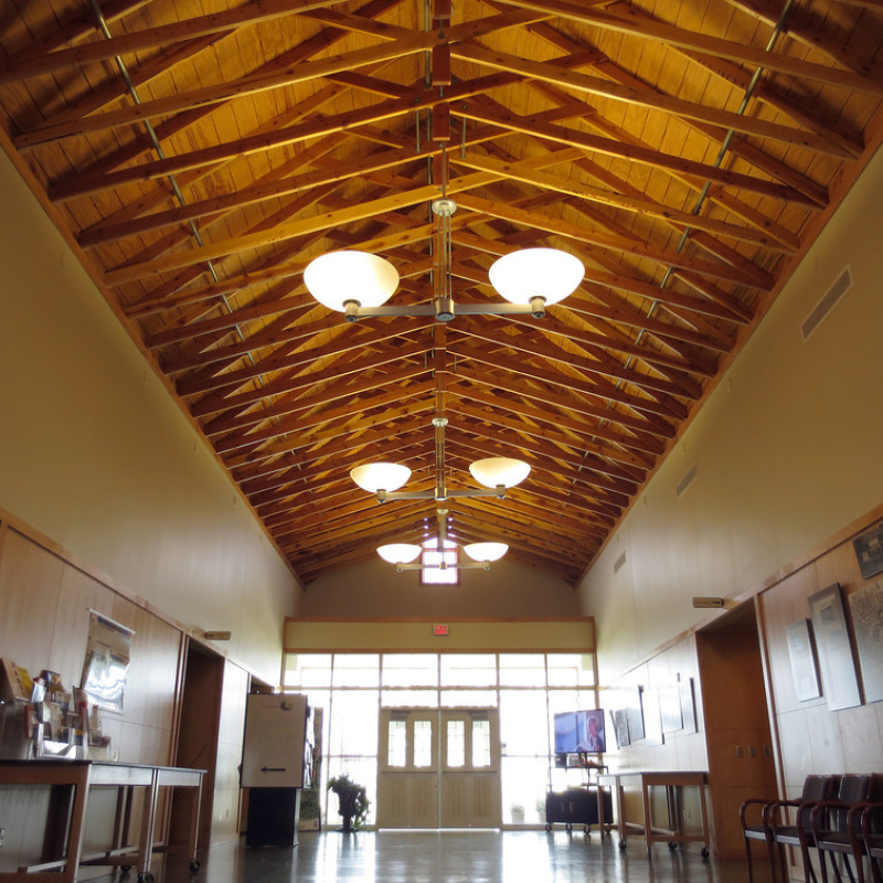 Research center interior 