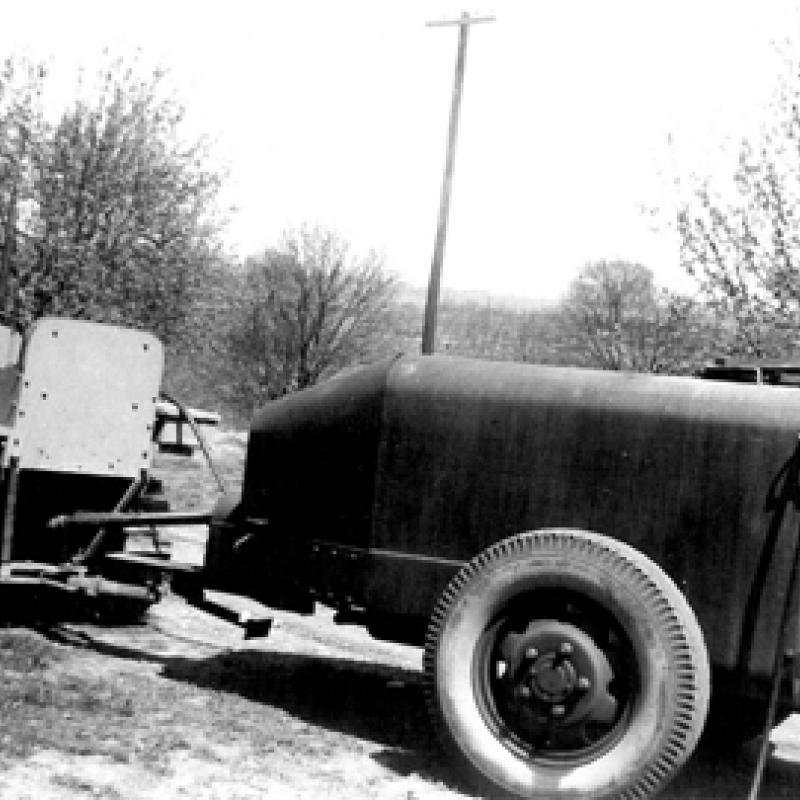 old farming vehicle